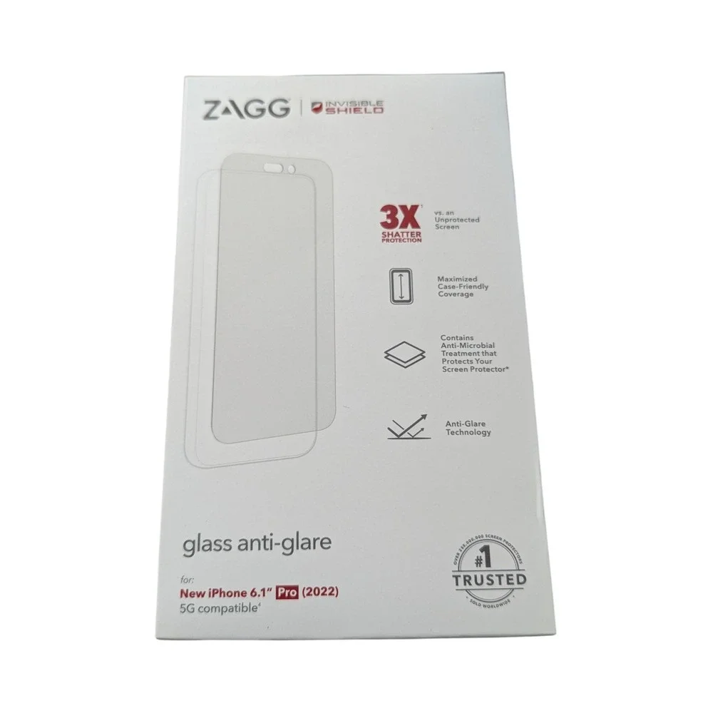 X9-N Zagg Invisible Shield Glass Anti-Glare Screen Protector for iPhone 14 Pro